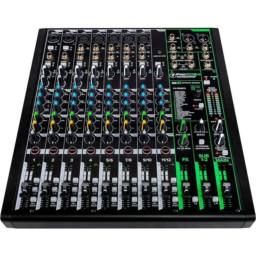 New - Mackie ProFX12v3 12-channel Mixer with USB and Effects