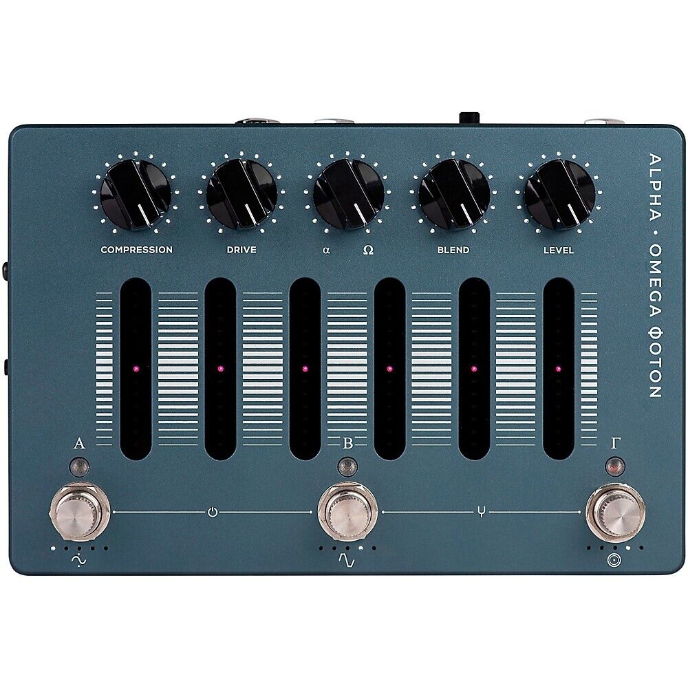 Darkglass Alpha-Omega Photon Bass Effects Pedal Blue - New