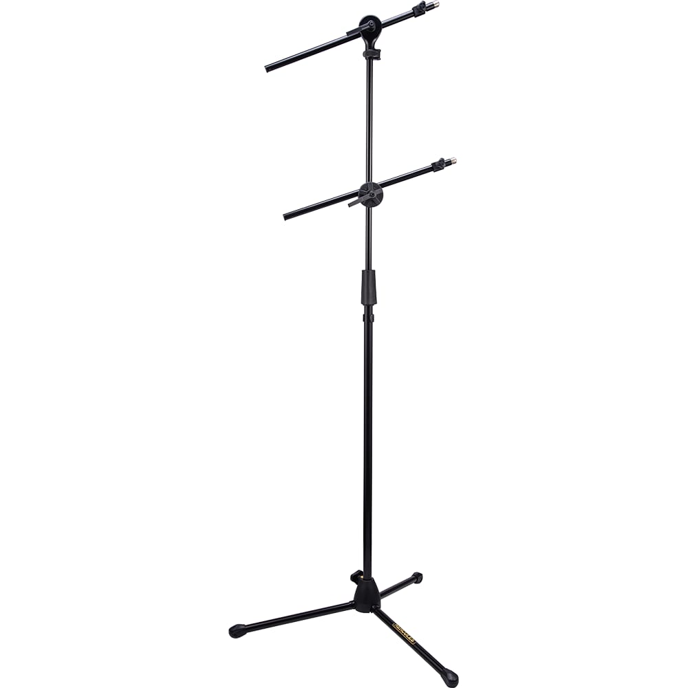 Hercules Stands MS464BPRO Double Boom Microphone Stand-NEW