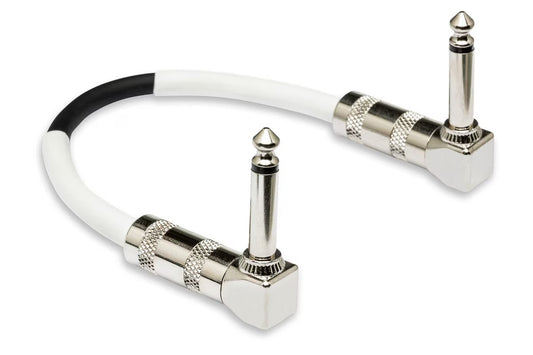 Hosa CPE-118 Guitar Patch Cable - 1/4-inch TS Male to Right Angle 1/4-inch TS Male - 18 inch-NEW