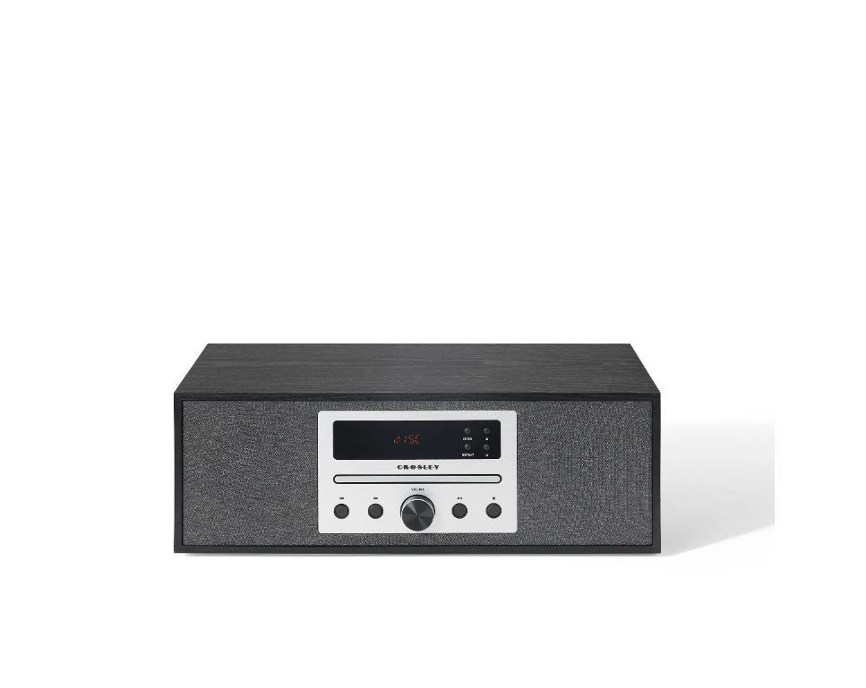 Crosley CR3504A Finn Bluetooth Radio CD Player - Black-NEW