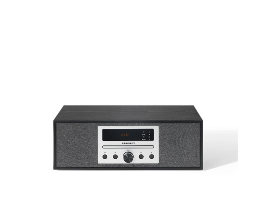 Crosley CR3504A Finn Bluetooth Radio CD Player - Black-NEW