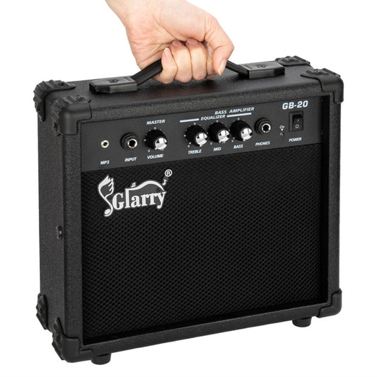 Electric Bass Black Speaker Bass Amplifier Glarry
