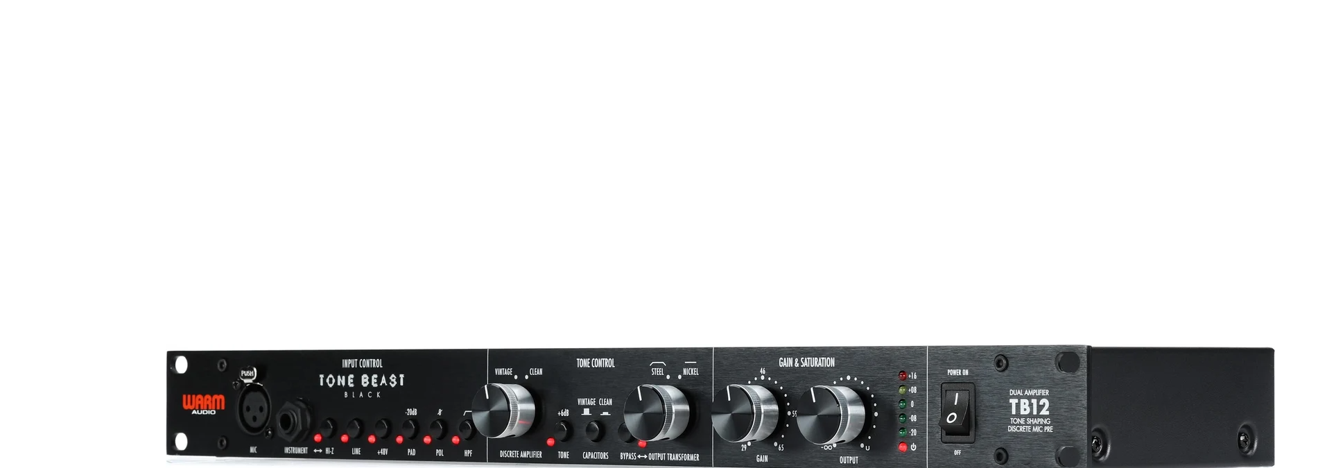 Warm Audio TB12 Tone Beast Microphone Preamp - Black -NEW