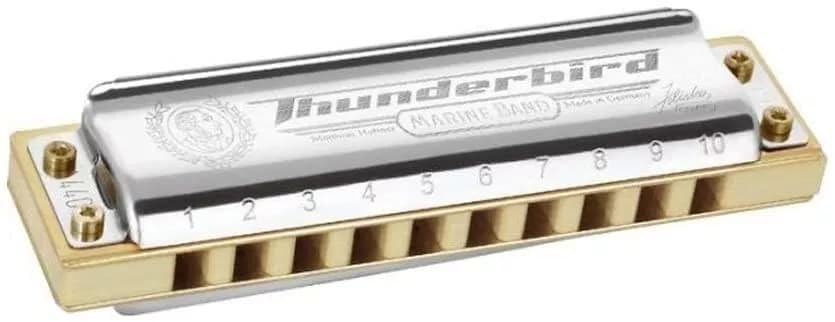 Hohner Marine Band Thunderbird Harmonica - Key of Low F - New