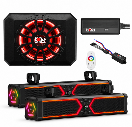 Pair NSB + NSUB.3 Kit UTV Mounts NOAM Audio