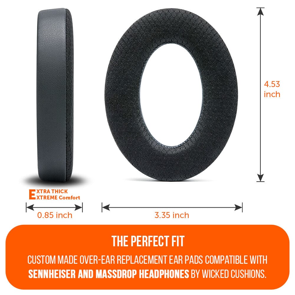 WC FreeZe Cooling Gel Earpads for Sennheiser PC38X & More