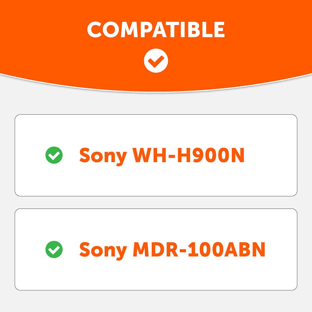 Earpads Soft Leather Memory Foam Replacement for Sony WH900N Wicked Cushions