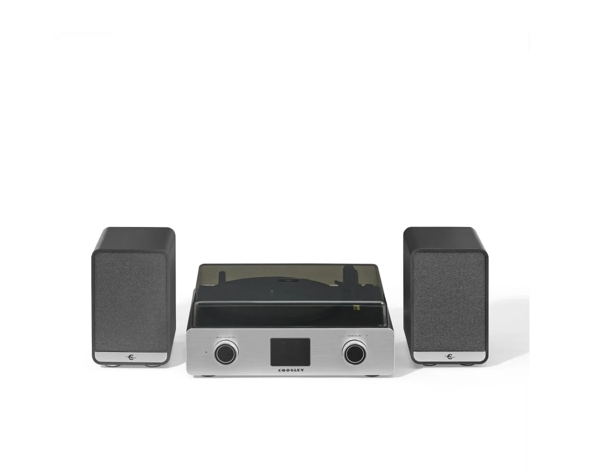 Crosley C92A-BK C92 2-Speed Bluetooth Record Player With Speakers - Black