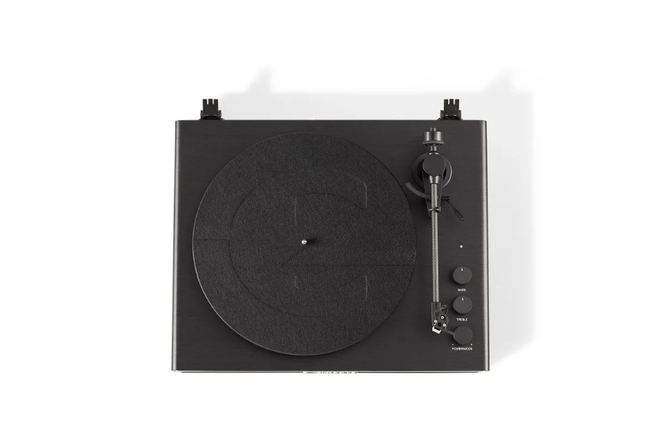 Crosley CR6046A Stave Bluetooth Turntable with Built-in Speakers, Black-NEW