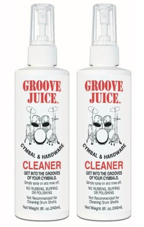 Groove Juice Cymbal Cleaner Professional Bronze Cymbals 2-Pack
