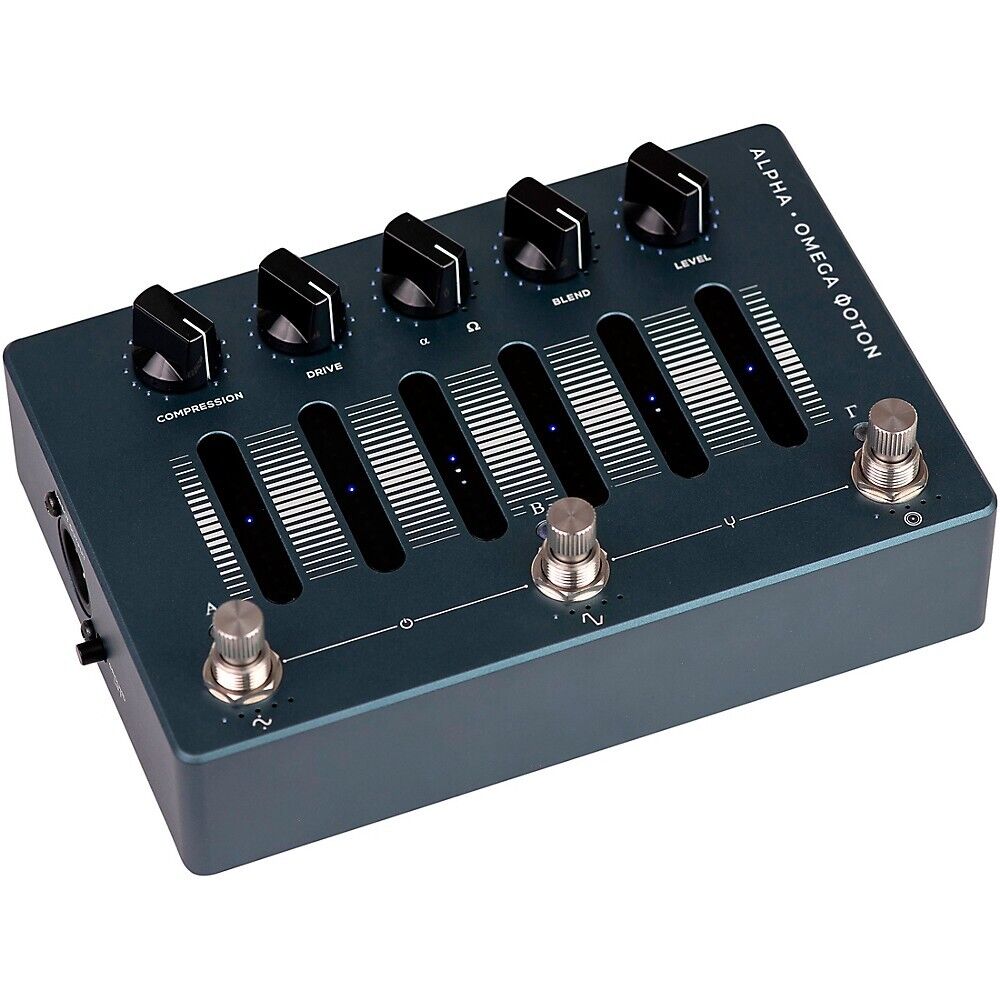 Darkglass Alpha-Omega Photon Bass Effects Pedal Blue - New