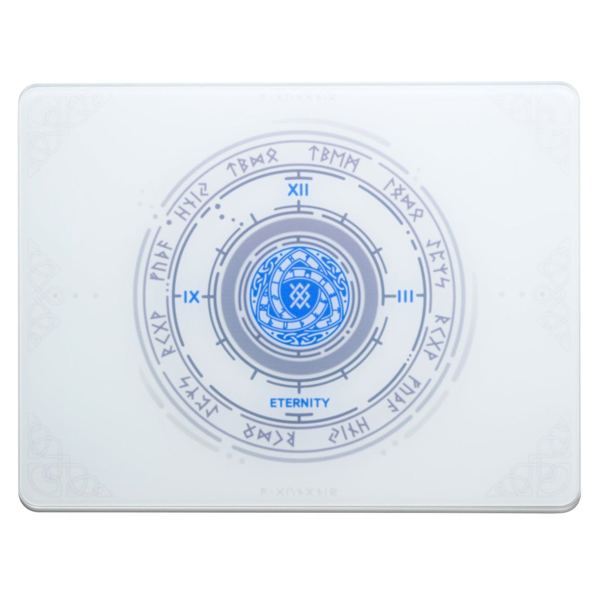 XVX Space Pad GP-004 Glass Mousepad with Anti-Slip Rubber Base