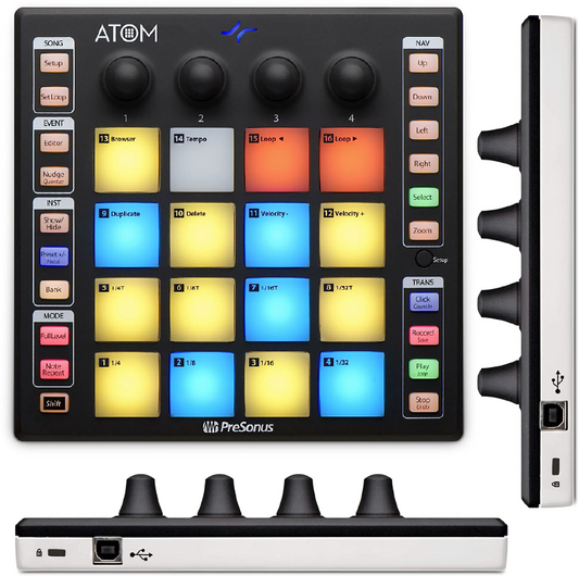 PreSonus Production and Performance Pad Controller And Impactful creation ATOM - New