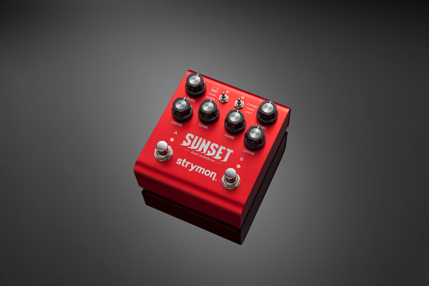 Strymon Sunset Dual Overdrive Pedal -Red, NEW