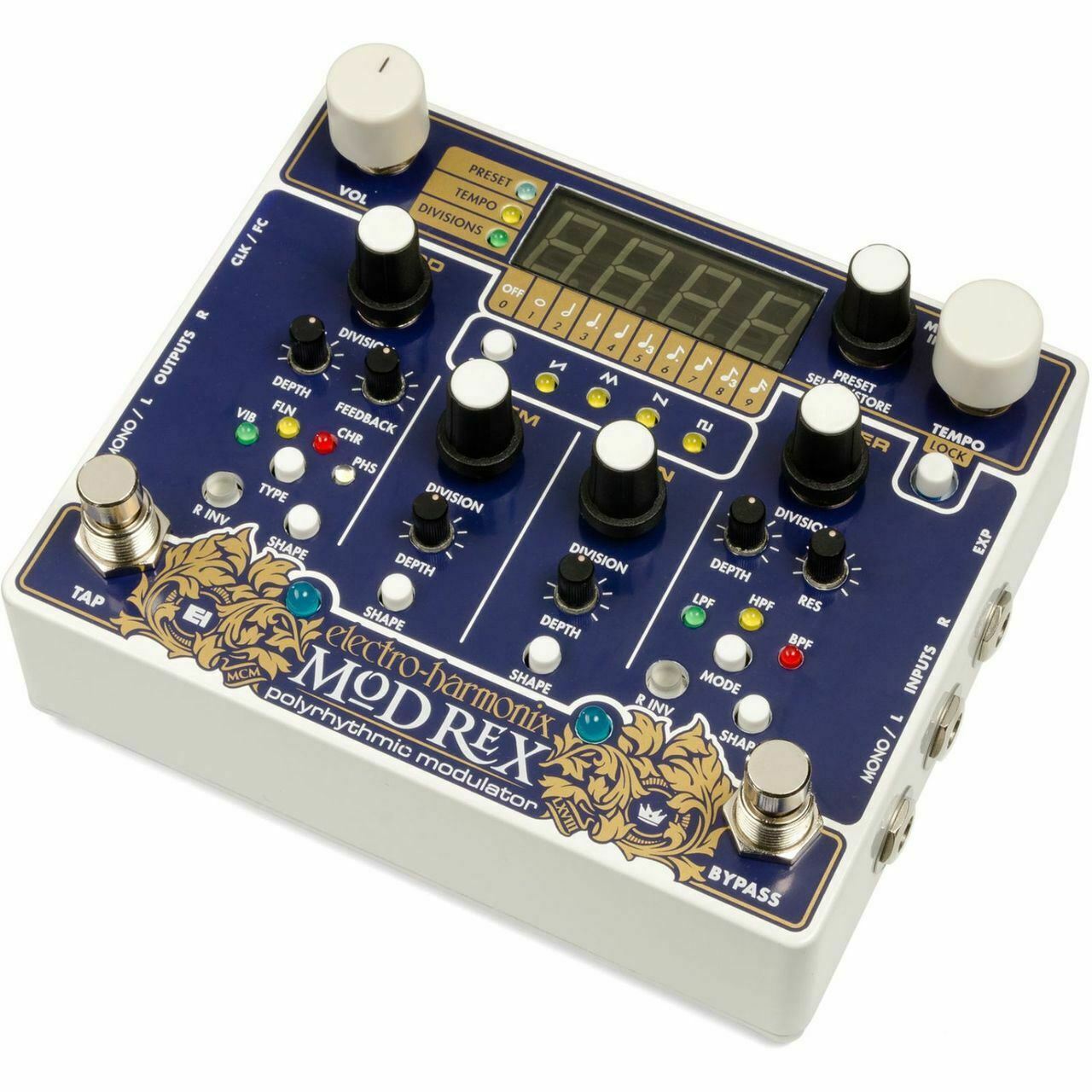 New - Electro Harmonix Mod Rex Polyrhythmic Modulator Pedal