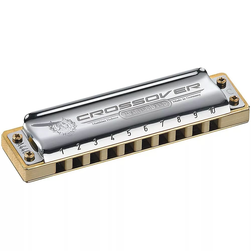 Hohner Marine Band Crossover Harmonica - Key of F, NEW