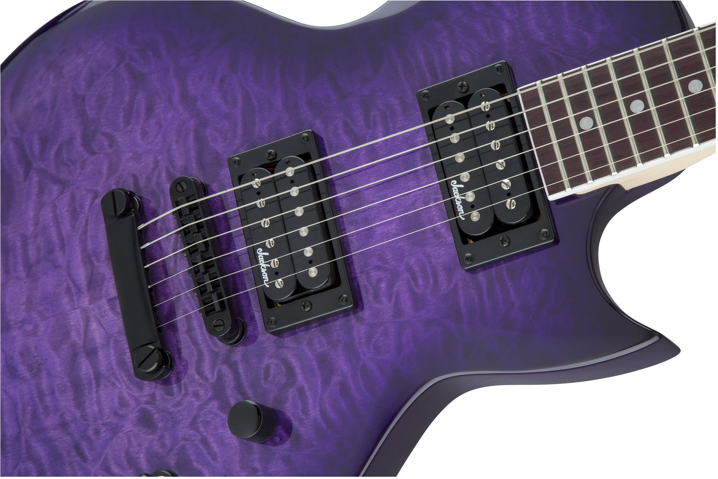 Jackson Monarkh SC JS22Q Electric Guitar - Trans Purple Burst