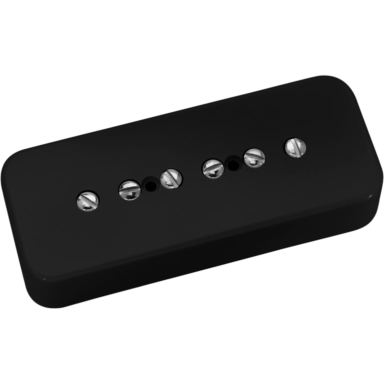 DiMarzio Fantom P-90 Soapbar with Dog ears Black with Nickel-NEW