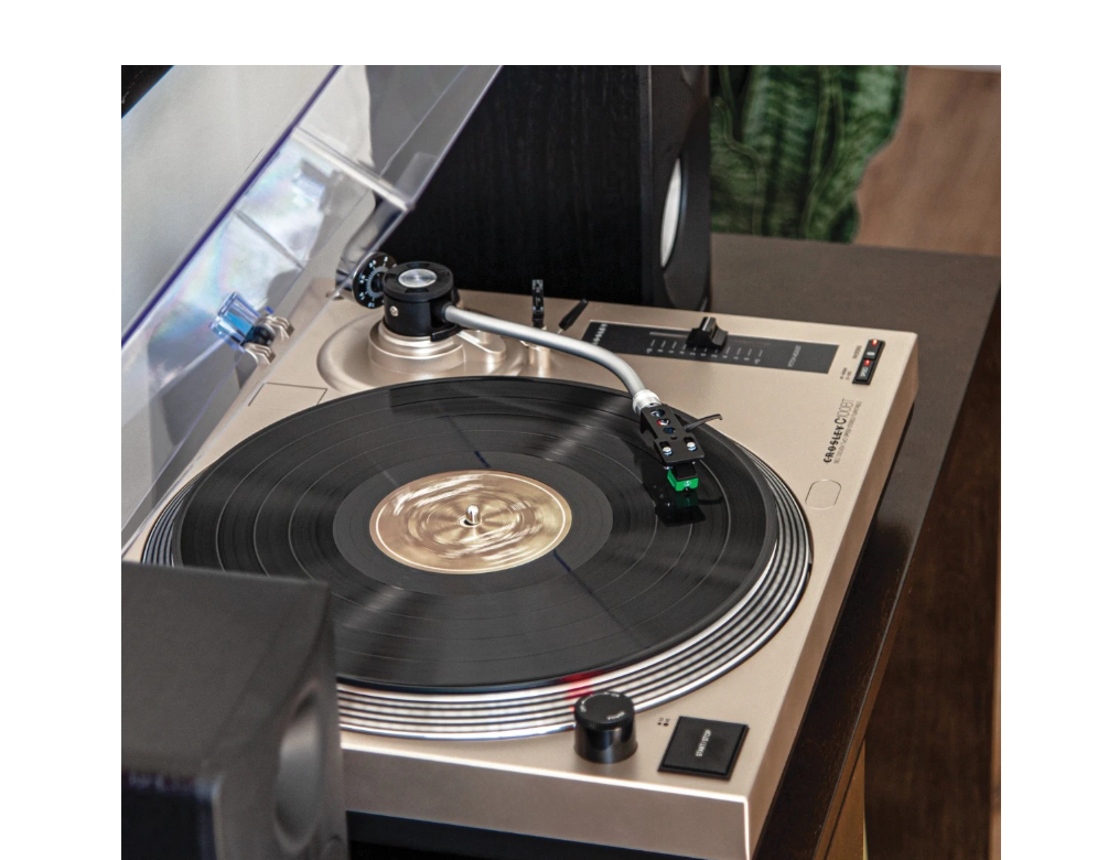 Crosley C100BT 2-Speed Bluetooth Turntable Record Player- Black-NEW