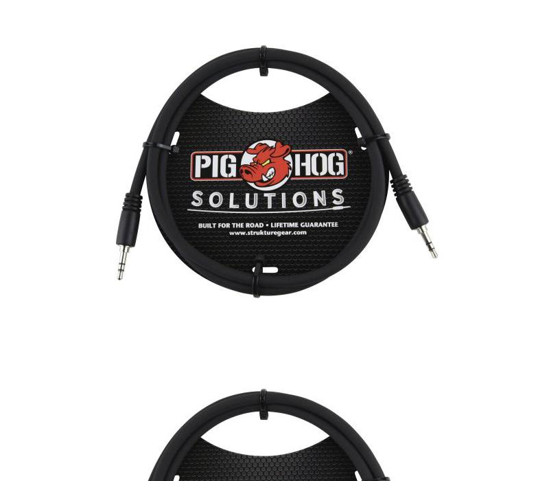 New - PIG HOG PX-T3503 SOLUTIONS - 3.5MM TRS TO 3.5MM TRS, 3FT CABLE