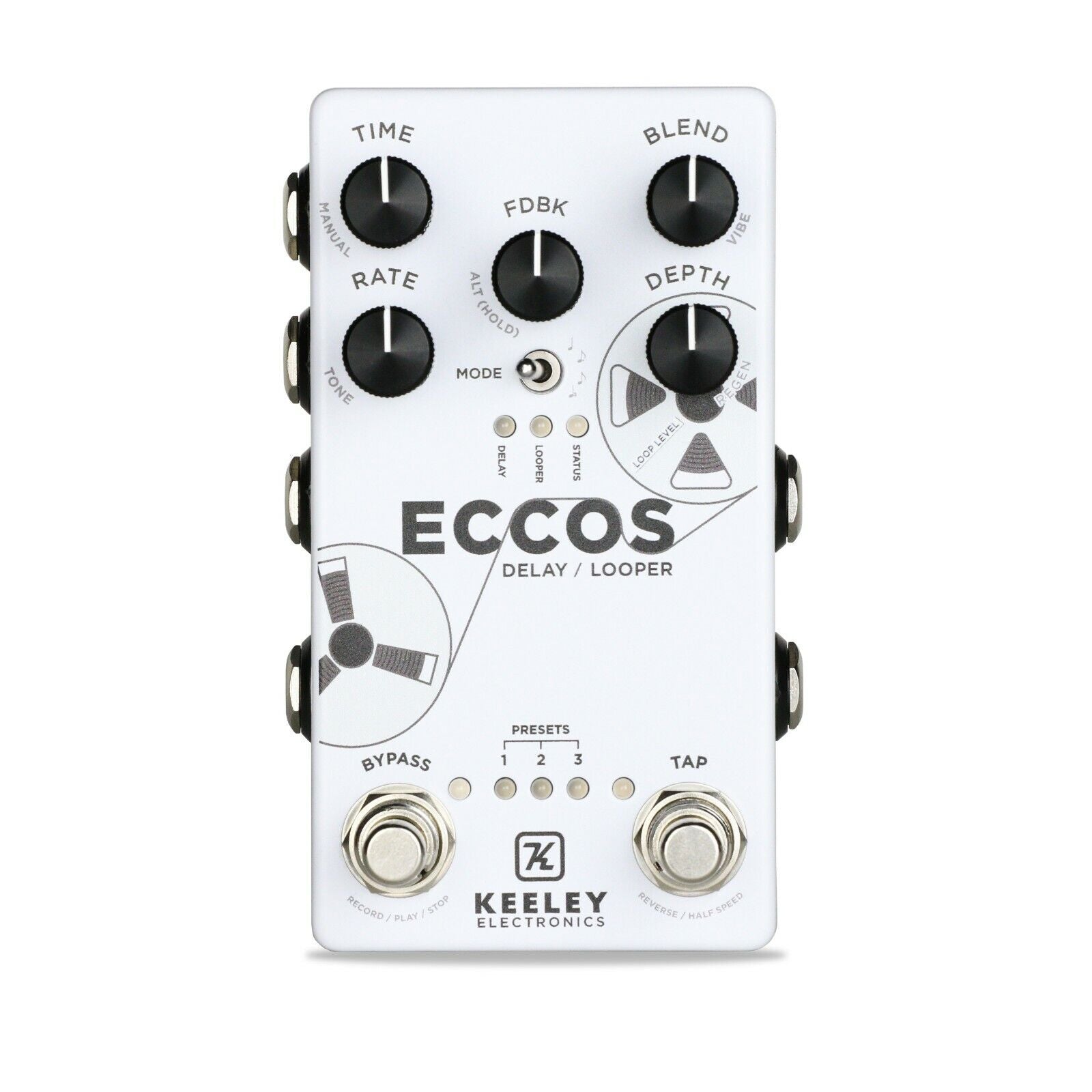 New - Keeley Eccos Tape Delay Looper Guitar Effects Pedal