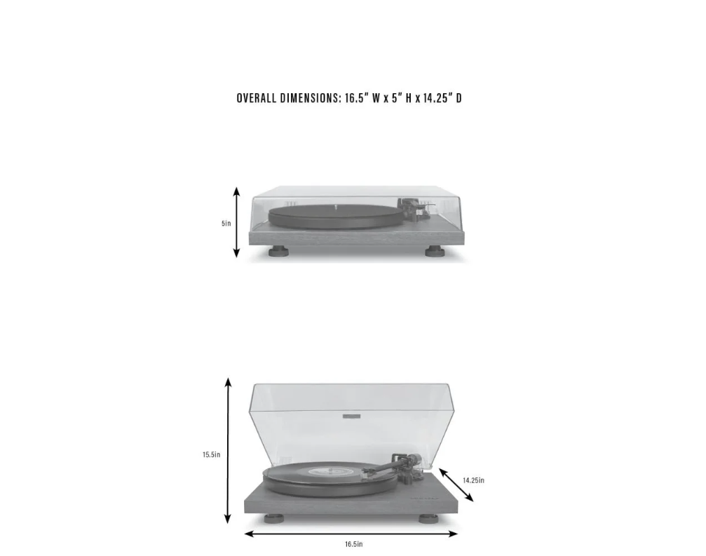 Crosley C6B Belt-Drive Bluetooth Turntable with Adjustable Tone Arm - White-NEW