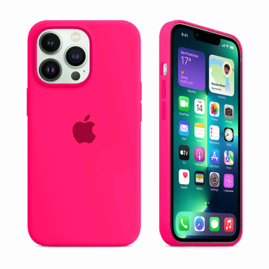 iPhone Silicone Case Firefry Rose Full Body Protective Cover Apple
