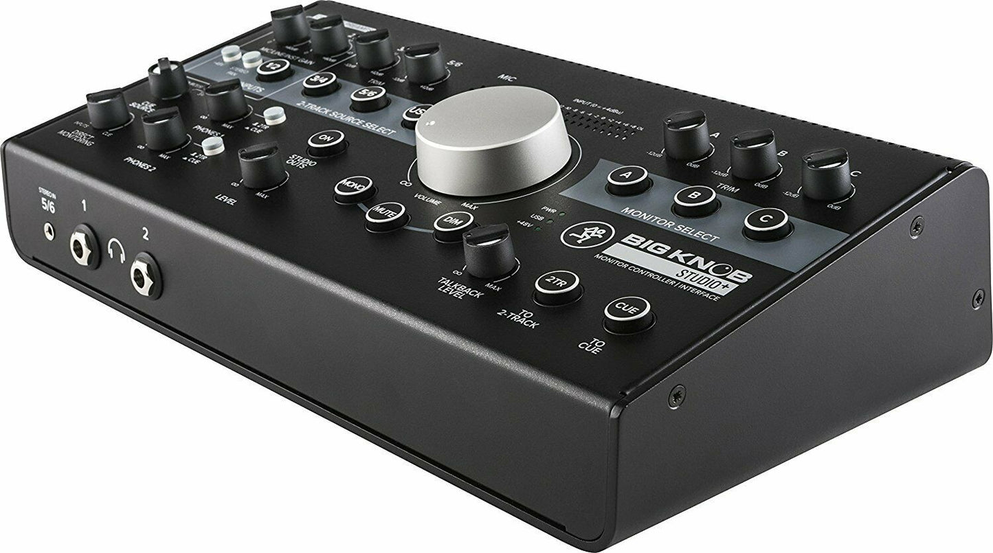 New - Mackie Big Knob Studio+ 4x3 Studio Monitor Controller and Interface