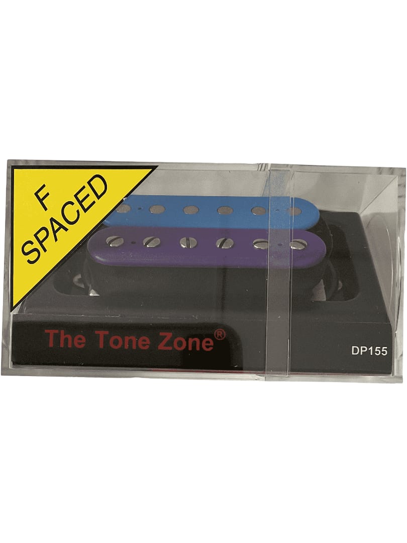 DiMarzio DP155 The Tone Zone Humbucker Pickup F-spaced - Purple W/blue Poles - New