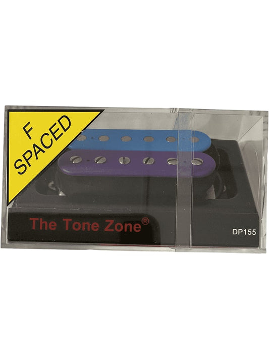 DiMarzio DP155 The Tone Zone Humbucker Pickup F-spaced - Purple W/blue Poles - New