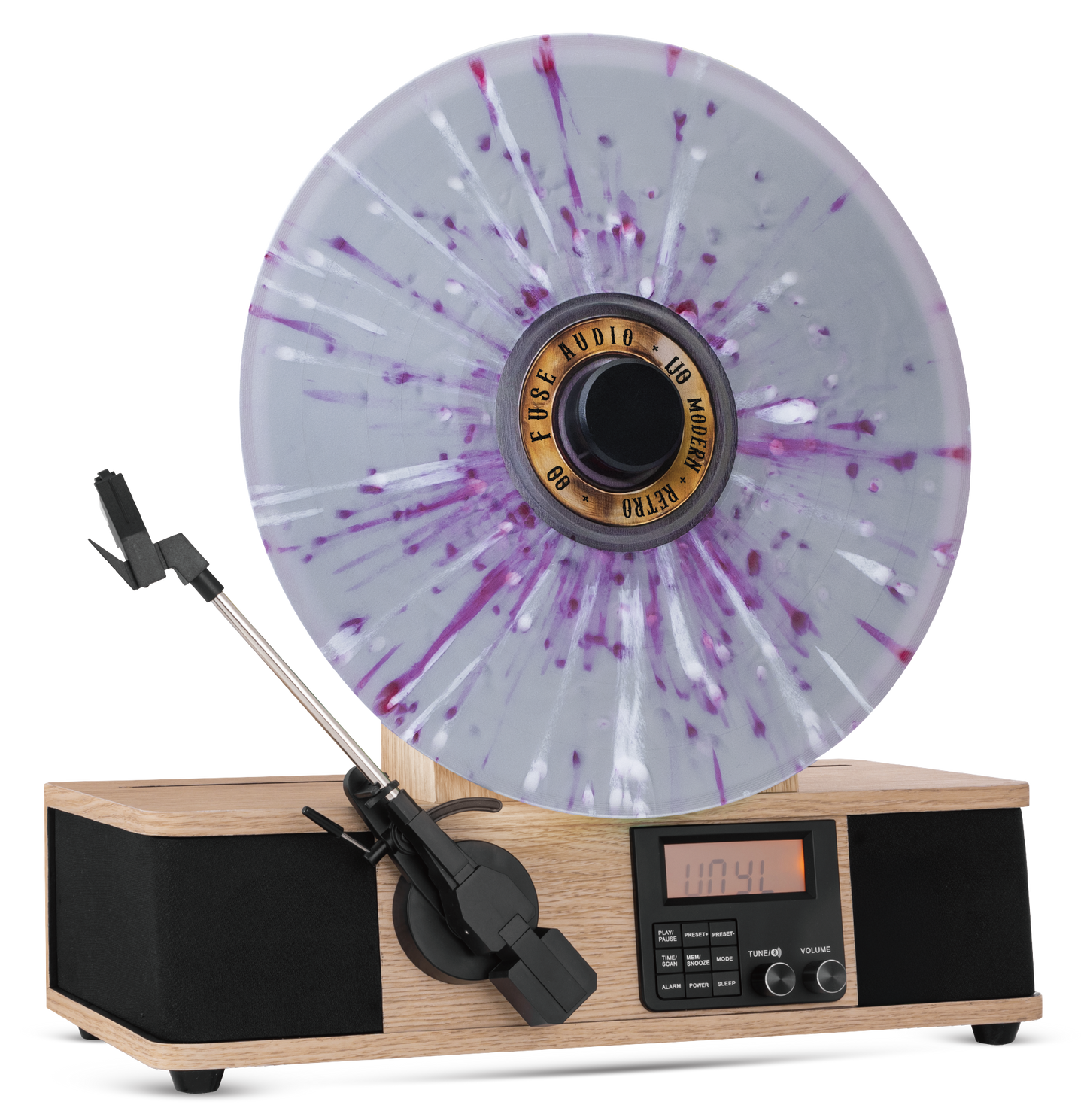 Vertical Vinyl Record Player with Bluetooth Fuse Wrap by Fuse Audio