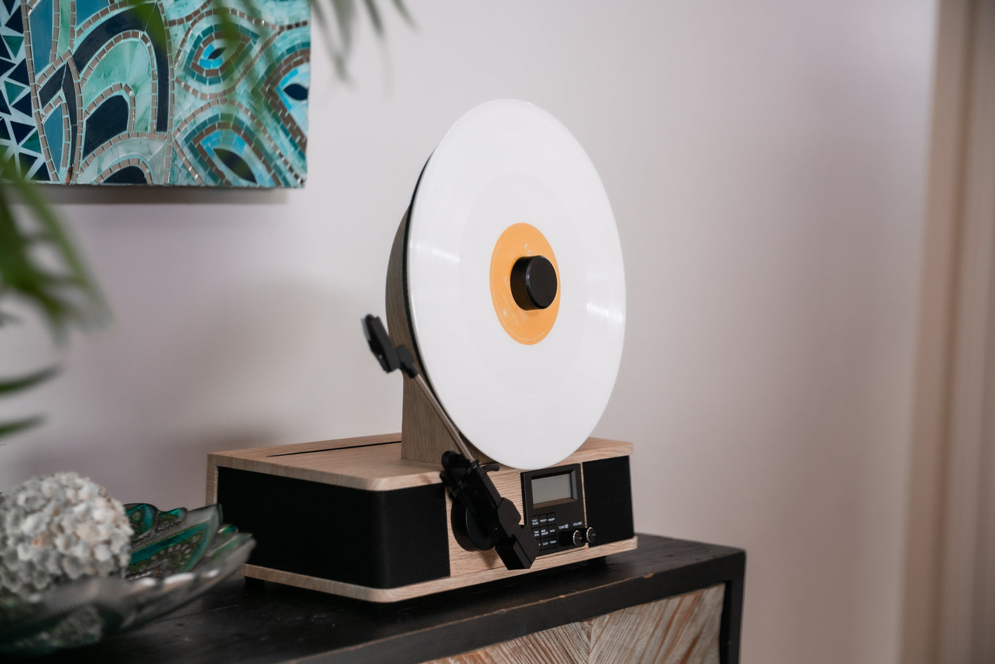 Vertical Vinyl Record Player with Bluetooth Fuse Wrap by Fuse Audio