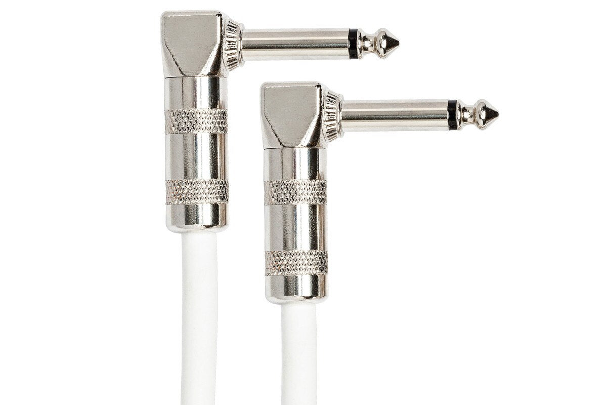 Hosa CPE-118 Guitar Patch Cable - 1/4-inch TS Male to Right Angle 1/4-inch TS Male - 18 inch-NEW