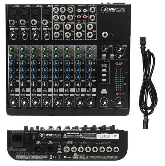 New - Mackie 1202VLZ4 12-channel Soundboard Mixing Console Mixer