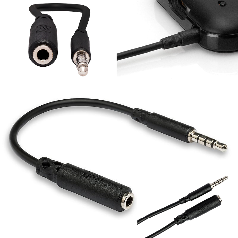 Hosa MHE-158 Headphone Adapter (3.5mm TRRS to Slim 3.5mm TRRS)