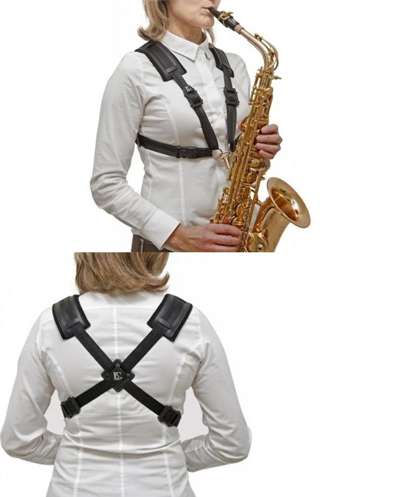 BG Franck Comfort Harness Alto/Tenor saxophone Metal Snap Hook, S41CMSH -NEW