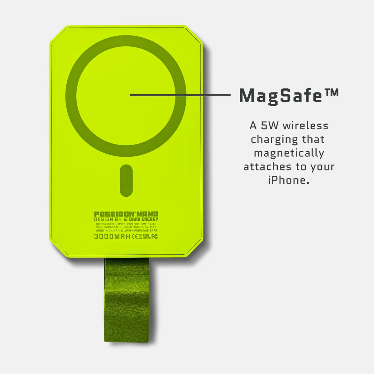 Poseidon Nano Waterproof MagSafe-Ready Power Bank