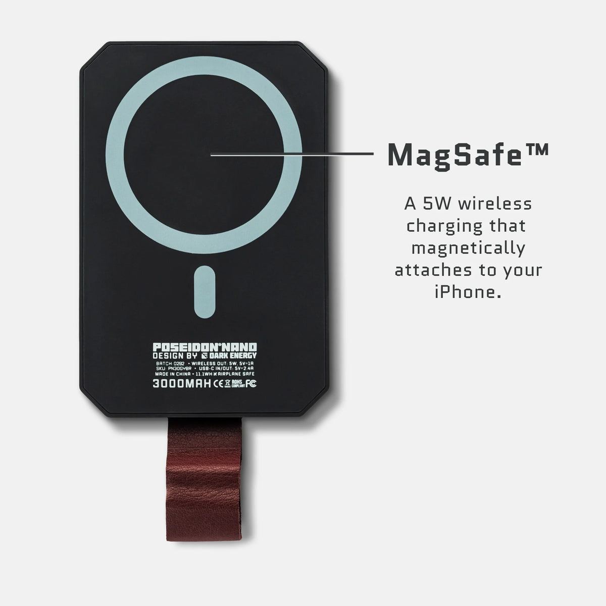 Poseidon Nano Waterproof MagSafe-Ready Power Bank