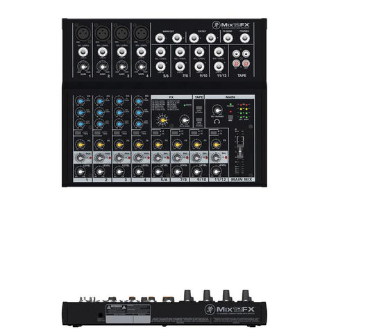Mackie Mix12FX 12-channel Compact Mixer with Effects-NEW