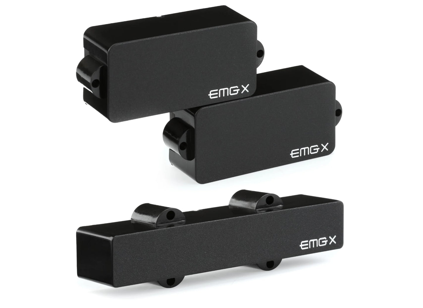 EMG PJX Set Active Ceramic PJ Bass Pickup Set Black -NEW
