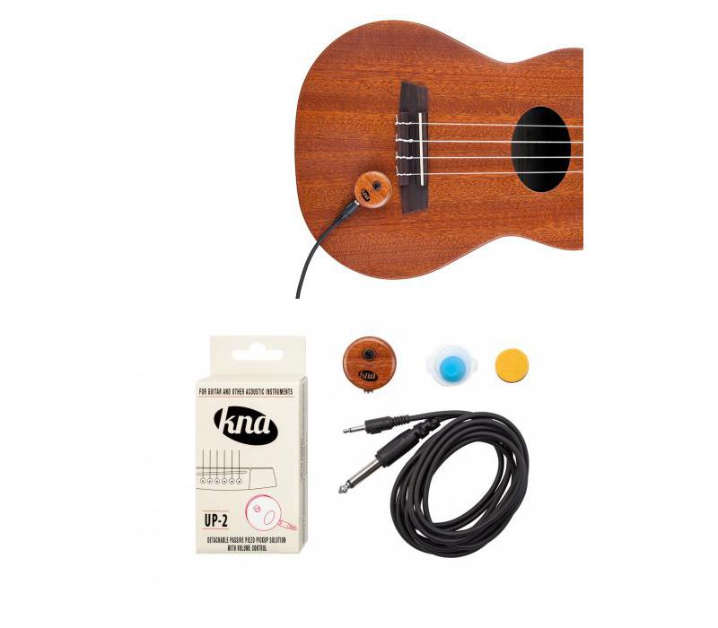KNA UP-2 Piezo Pickup with Detachable Cable - Natural-NEW