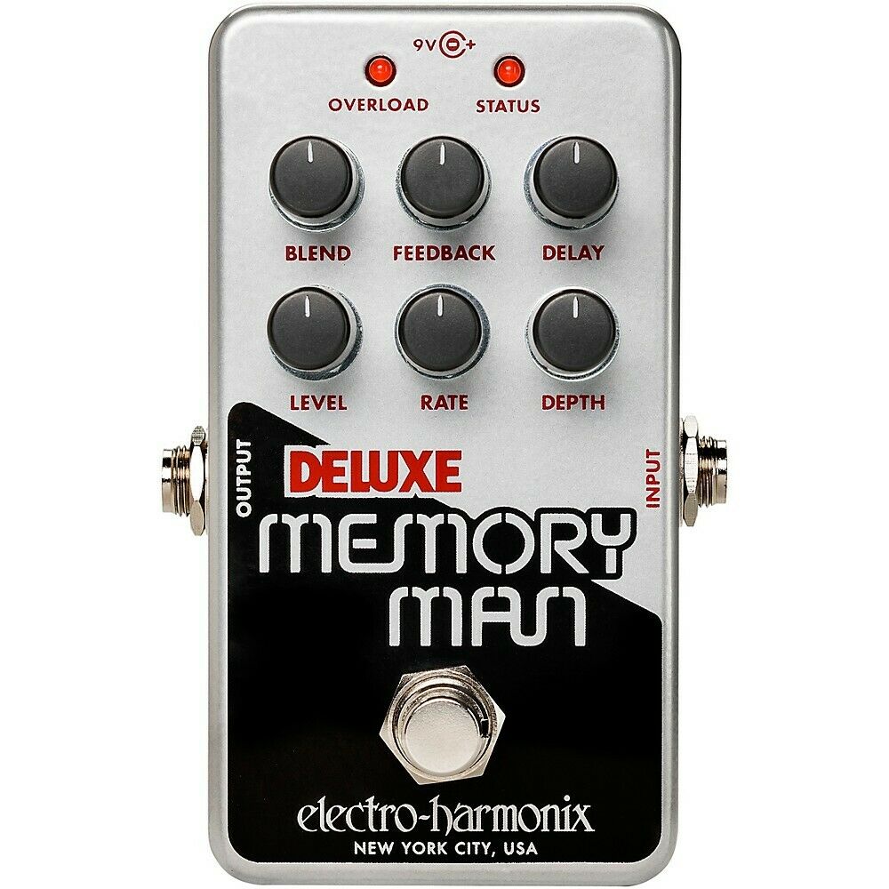 New - Electro-Harmonix Nano Deluxe Memory Man Analog Delay/Chorus/Vibrato Pedal