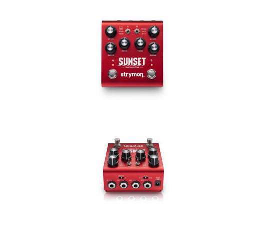 Strymon Sunset Dual Overdrive Pedal -Red, NEW