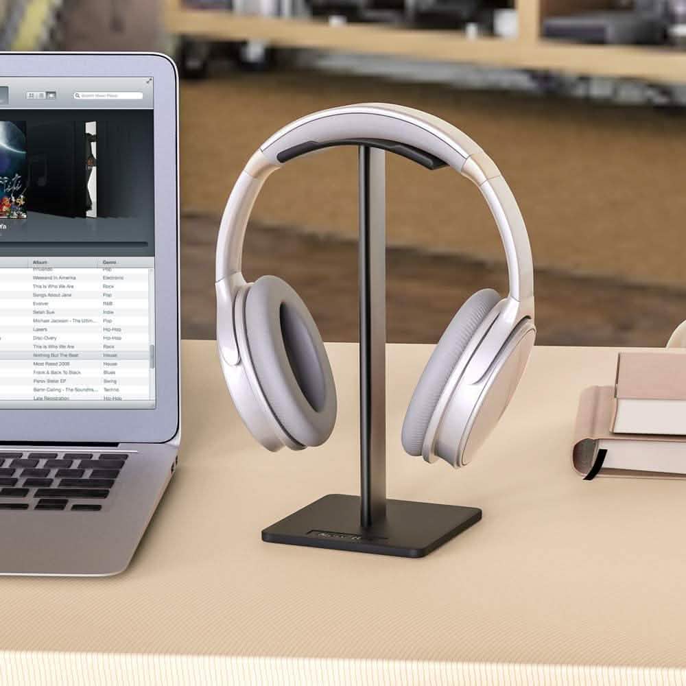 Headphone Stand Aluminum Supporting Bar Flexible Headrest