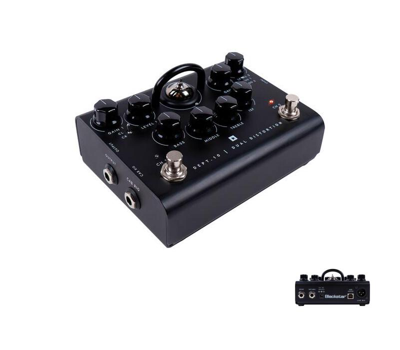 Blackstar Dept. 10 Dual Distortion 2-channel Tube Distortion Pedal-NEW