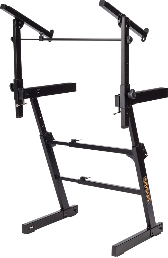 Hercules Stands KS410B Autolock Z-Keyboard Stand with Tier -NEW