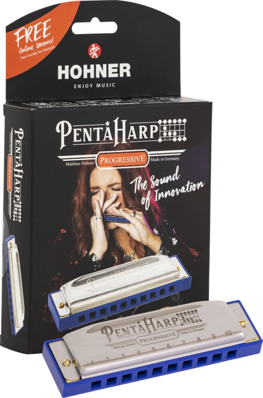 Hohner PentaHarp Harmonica - Key of D Minor Pentatonic-NEW