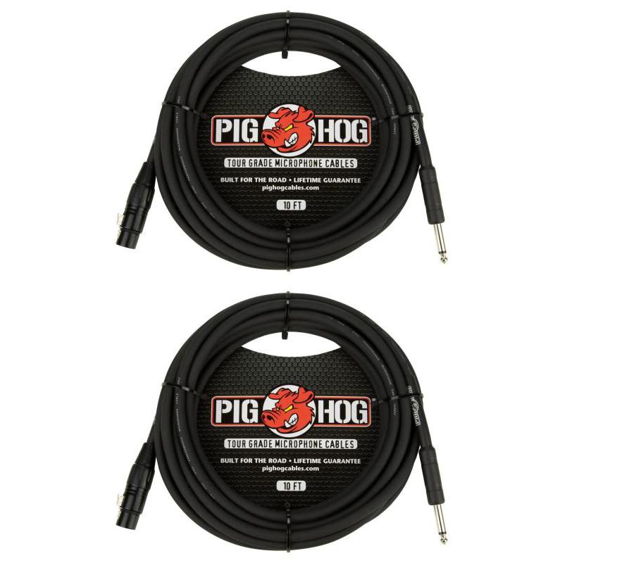 New - PIG HOG PHM10Z HI-Z MIC CABLE, 10FT