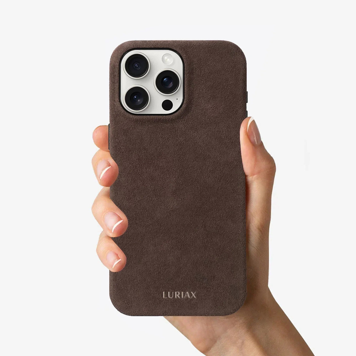 Italian Alcantara® Handcrafted Case iPhone 16 The Signature